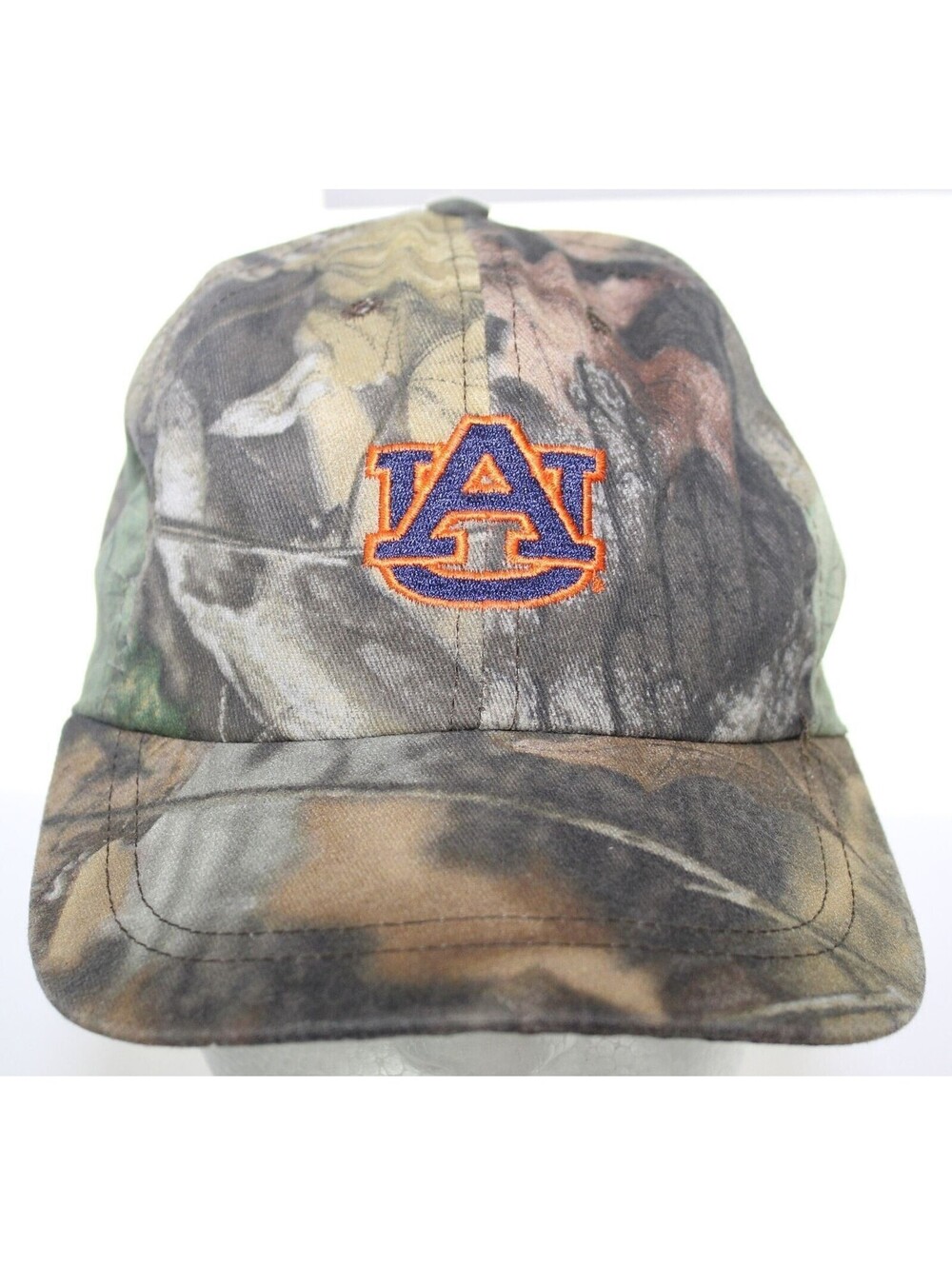 Vintage 1980s Auburn Tigers Camouflage Snapback Cap Retro Camo Hat 50/50 Blend